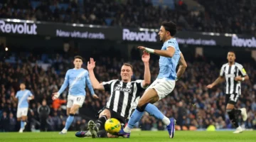 ثنائية مرموش.. النجم المصري يقود مانشستر سيتي للفوز على نيوكاسل بكأس كاراباو